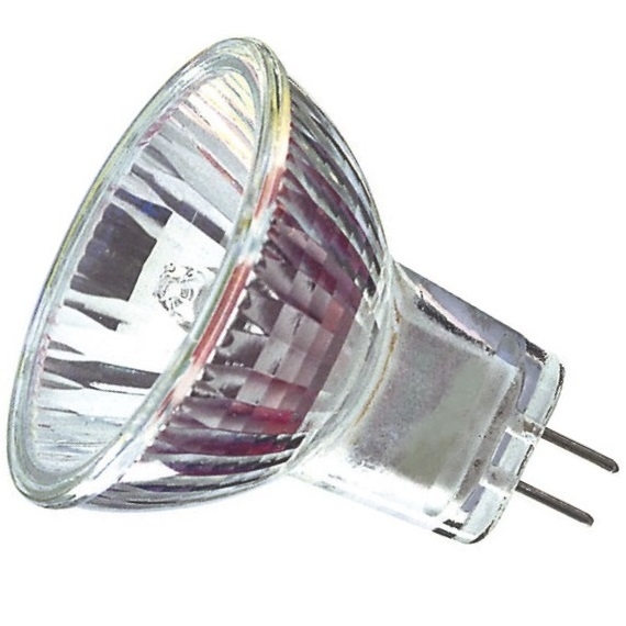Лампа галог.ГЛ G4 MR11 35W 12v со стеклом JCDR Feron