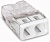 Клемма WAGO 2x2.5)мм белая прозрачная (100шт)